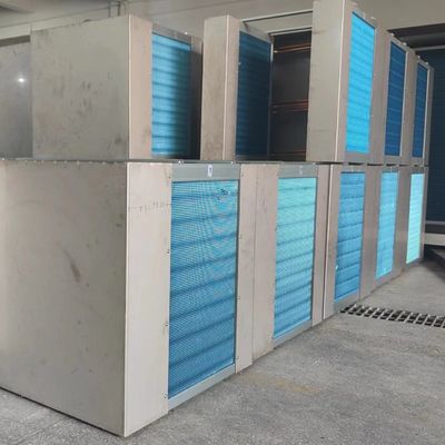 2300CMH U 모양의 열 파이프와 함께 열 및 냉각 코일 공기 HVAC 열 교환기