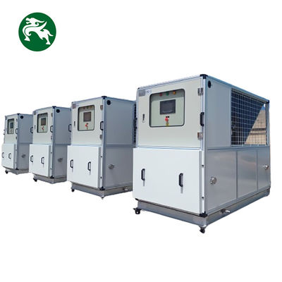지하철 15HP 편리하게 이동 공기 처리 장치 바퀴가 적합 물 냉각 HVAC