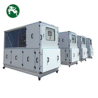 지하철 15HP 편리하게 이동 공기 처리 장치 바퀴가 적합 물 냉각 HVAC